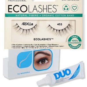 Ardell Eco Lash Natural Fibre False Lashes 453 with Duo Lash Glue